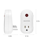 Beastron Upgraded Remote Controlled Outlet (1 Pack with 1 Remote),Expandable Remote Light Switch Kit, Wireless On Off Power Switch, 100ft RF Range, Compact Design, White