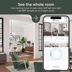 WYZE Cam Pan v3, Indoor/Outdoor IP65-Rated 1080p Pan/Tilt/Zoom Wi-Fi Smart Home Security Camera with Color Night Vision, 2-Way Audio, Compatible with Alexa & Google Assistant, Free Expert Setup