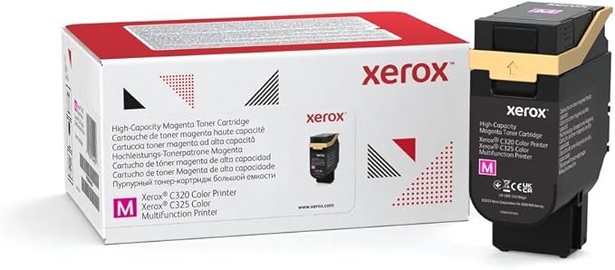 Xerox Genuine C320/C325 Magenta High Capacity Toner Cartridge (5500 Pages)- 006R04829