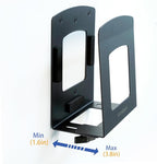 Monzlteck Adjustable Electronic Device Wall Mount|Universal Holder for Small Computers, Gaming Consoles（Xbox 360，Xbox One, PS4），Mini PC，Small Form Factor Desktop Tower, UPS .Fits 1.6" to 3.8" Width