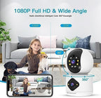 VSTARCAM 1080P Camera Dual-LensI, Pet Baby Monitor,360° Security Camera Indoor with Siren & Spotlight, Motion Detection, 2-Way Talk, Color Night Vision 005