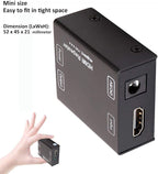 DTECH HDMI Signal Amplifier Booster Repeater 4K 60Hz YUV 444 18Gbps 1080P HDCP 2.2 CEC 3D 4K2K Extender Boost up to 164 Feet Compatible with VR TV Box Blu-ray Player HDTV Monitor Projector Computer