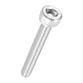 Kozelo 30pcs Socket Head Cap Screws - [M2.5-0.45 x 25mm] 304 Stainless Steel Allen Socket Drive for Electrical Motor 3D Printing Fan Engine Replacement Use, Silver