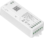 BTF-LIGHTING 2.4G WiFi DR04W SPI RGBW Controller Tuya APP/Smart Life/Google Home/Alexa Control Support SK6812RGBW SMD/FCOB WS2814 IC etc Addressable RGB+W LED Strip STA Mode