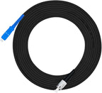 Jeirdus 10M SC to FC Outdoor Armored Simplex 9/125 SMFFiber Optic Cable Jumper Optical Patch Cord Singlemode 10Meters 33ft SC-FC