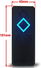 MENGQI-CONTROL 4 Doors Access Control Security Kits with North American ANSI Standard Strike Lock 110V Power Supply Box RFID Reader RFID Card & Key Fob TCP/IP Based Phone APP Remotely Open Door
