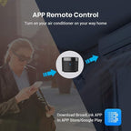 BroadLink RM4mini Smart Remote Hub with Sensor Cable -WiFi IR Blaster for TV Remote, Smart AC Controller, Works with Alexa/Google Home/IFTTT