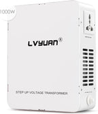 LVYUAN 1000W 110/120V to 220/240V Voltage Converter Step Up Transformer Electrical Converter with Circuit Breaker Protection for Euro China Korea Appliances[3 Year Warranty]
