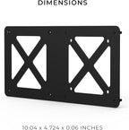 HumanCentric Mounting Bracket Compatible with Intel NUC, VESA Monitor Arm Extension Plate for NUC Mini PC Computer, 75x75mm and 100x100mm Patterns, Does not fit Hades and Skull Canyon NUC