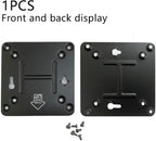 GinTai for Intel NUC Vesa Adapter Mount Bracket to Attach NUC Mini PC Computer to The Back of a Monitor Mounting Plate Not Skull or Hades(With 8pcs Screws) Intel NUC 4 5 6 7 8 10 11 13 General purpose