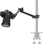 TARION Modular Desktop Camera Mount - 19"/48 cm DSLR Desk Arm with 1/4" Screw Ballhead 360 Degrees Adjustable - Compatible with 35 mm Rods - Titanrig Arm Z