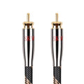 SKW Digital Coaxial Cable RCA to RCA Multiple Shield with Ultra-high Purity Copper Subwoofer Cable for HiFi Systems 6.5ft/2M
