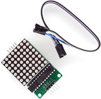 5 Pcs MAX7219 Dot Matrix Module 8x8 LED Display Modules for Arduino Raspberry Pi Microcontroller with 5Pin Wires Red