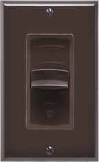 OSD Audio 300W in Wall Volume Control Impedance Matching for Home Speakers, Slider Brown VMS300