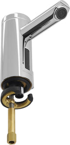 Sloan Optima EAF-200 Sensor Activated Touch-Free Faucet, Commercial Grade w/Mounting Hardware & Integrated Side Mixer - 0.5 GPM Bluetooth Hardwired Deck-Mounted Mid Body, Polished Chrome, 3335051