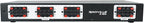 Rockville Z-SIX 300W 6-Zone Audio Zoner 8-Ohm, Multi-Room Control, Dual Source Inputs, Volume Control, for Home and Commercial Audio Systems
