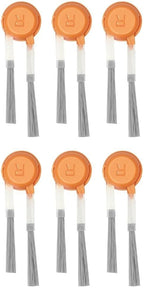 Replacement Side Brush Set for Narwal for Freo X10 Pro/YJCC027 Robot Vacuum 6-Pack Nylon Plastic Accessories for Corner and Edge Cleaning