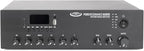 Pure Resonance Audio MA120BT 120W 7-Channel Bluetooth Mixer Amplifier with USB, TF, and Remote Control - XLR, 1/4 TS, RCA Inputs, 70V/100V/4-16 Ohm Output for Commercial Audio Systems