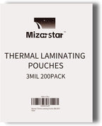Mizarstar Thermal Laminating Pouches, 9 x 11.5 Inches, 3 Mil, Letter Size, Clear, 200 Pack, Premium Quality Laminating Sheets