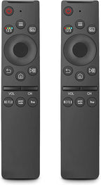 (Pack of 2) Replacement Remote Control for Samsung TV, Compatible for All Samsung TV LED QLED UHD SUHD HDR LCD Frame Curved Solar HDTV 4K 8K 3D Smart TVs