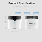 BroadLink RM5plus Smart Infrared Remote, All-in-One Universal Control Hub with Wi-Fi & IR, Voice Control via Alexa & Google Home for TV/AC, Remote Control, Timers & Scenes