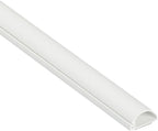 D-Line Half Round Cord Hider, Patented Cable Cover, Hide TV Wall Mount Wires, Raceway for Cords, Decorative Wire Covers, Paintable, Adhesive Cable Concealer, 1x 0.78in W x 0.39in H x 39in L,White