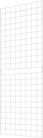 7RiversART Grid Wall Commercial Grade Gridwall Panels – Heavy Duty Grid Panel for Any Retail Display Wall Grid 2' Width x 6' Height, White (Pack of 1) Easily Portable