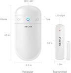 Door Chime, Door Sensor Chime for Door Opens – Door Ringer with 500ft Operating Range 52 Chime Adjustable Volume Mute Mode LED Indicators –Entry Alert Chime for Business/Home/Office