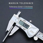 Simhevn Electronic Digital Caliper, inch/Millimeter/Fraction Conversion,LCD Screen displays 0-6" Caliper Measuring Tool, Automatic Shutdown, Suitable for DIY/Jewelry Measurement