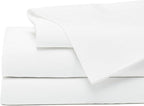 Cozy Earth Luxury Bed Sheet Set - 100% Viscose from Bamboo Fabric, Ultra-Soft & Breathable, Fits Regular & Deep Pocket Mattresses up to 20" - 5 Pieces Split King Sheet Set White