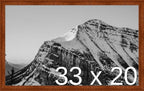 Frame It Easy 33 x 20 Russet Wood Frame (Derby)