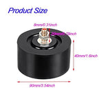 Anti Vibration Pad Air Conditioner Base,Noise Reduction and Shock Absorption Bracket,Upgraded Air Conditioner Shock Pad Thickened Floor Bracket,4 Packs (Rubber Round - Diameter 9cm)