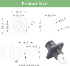 1 Set Battery Energy Storage Connector 100A 16mm² High Current HV Connectors Quick Plug Terminal Right Angle Plug and Socket IP67 Waterproof Power Adapter (Black, 100A)