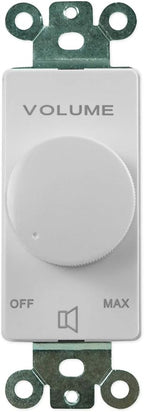 Rockville VOL7035 35W 70V Wall Volume Control, 1-Gang, White, Easy Install, Dust-Protected, Excellent Frequency Response, for Commercial Audio Systems