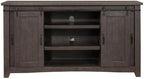 Martin Svensson Home Sierra 65" Solid Wood TV Stand, Grey