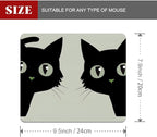 Cat Square Mouse pad, Texture, Waterproof, Anti Slip Rubber Base, Computer Mouse pad, Laptop Mouse pad
