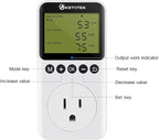 KETOTEK Digital Humidity Controller Outlet Plug with Sensor Probe, 120V Humidistat Controller Plug for Reptile Mushroom Greenhouse, Humidity Switch Outlet