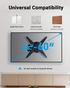 PERLESMITH Full Motion TV Wall Mount for 26-60 Inch TVs, TV Mount with Articulating Arms Swivels Tilt Extension - Wall Mount TV Brackets VESA 400x400 Fits LED LCD OLED 4K TVs Up to 77 lbs