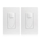 RAYZEEK 2 Pack PIR Motion Sensor Light Switch,Occupancy Sensor Switch | 5Amp | Sigle-Pole | No Neutral Required, Operable Without Ground Wire,PC Fireproof,UL Listed