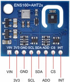 DONGKER ENS160+AHT21 Temperature Humidity Module,High Precision CO2 Air Quality Module for Detection Equipment Humidity Control