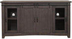 Martin Svensson Home Sierra 65" Solid Wood TV Stand, Grey