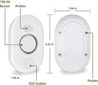 5 Pack Water Leak Detectors for Home, 100dB Water Sensor Alarm for Basement,Flood Leakage Detection Devices for Pipe/Drain/Sink/Faucet Drip Alert,Floor Flooding in Bathroom/Kitchen/Toilet/Laundry Room