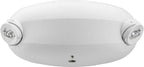 Lithonia Lighting Quantum Emergency Light, Contemporary Commercial LED Emergency Lights with 2 Aimable Lamp Heads, Ceiling or Wall Mount, White Thermoplastic, UVOLT (ELM2L UVOLT LTP M12)