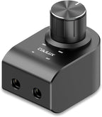 Cubilux 3.5mm Stereo Volume Controller, Headphones Volume Attenuator with Full Aluminum Alloy Case for Interference Isolation, 1/8-Inch Volume Inline Volume Control