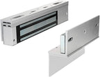 Electric Magnetic Lock with Z and L Bracket 280KG 600LBS Holding Force Electromagnet Lock 12V Fail Safe NC Mode Single Door for Access Control System