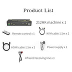 eKL HDMI KVM Switch 2 in 2 Out Dual Monitor Extended Display 4K@60Hz 4:4:4 with Audio and USB 2.0 Hub Sharing PC Monitor Keyboard Mouse Switcher