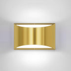 Aipsun Brushed Brass Wall Sconce Indoor Wall Lights Hardwired 1 Pack Up and Down Wall Mount Light for Living Room Bedroom Hallway Corridor Conservatory Cool White 6000K(with G9 Bulbs)