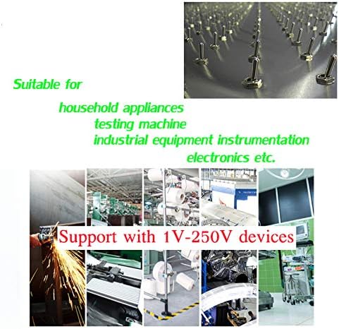 VONVOFF Toggle Switch,ON/Off SPST with Pre-soldered Wires,3v/5v/12v/24v/72v/110v/220v/240v/ Mini Toggle Switches for car,Truck, Light,Test Machine,Industrial Equipment.3 Pins 2 Positions (10pcs+Wire)