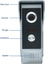 AMOCAM Wired Video Intercom System, 7 Inches Video Doorbell Door Phone System, HD Camera Kits Support Unlock, Monitoring, Dual-Way Intercom for Villa Home Office Apartment