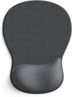 ErgoComfort Gel Wrist Rest Mouse Pad-Ergonomic Office Mousepad with Wrist Support-Non-Slip, Design Desk Accessories Mat for Home&Game Decor (04Graphite Glide)
